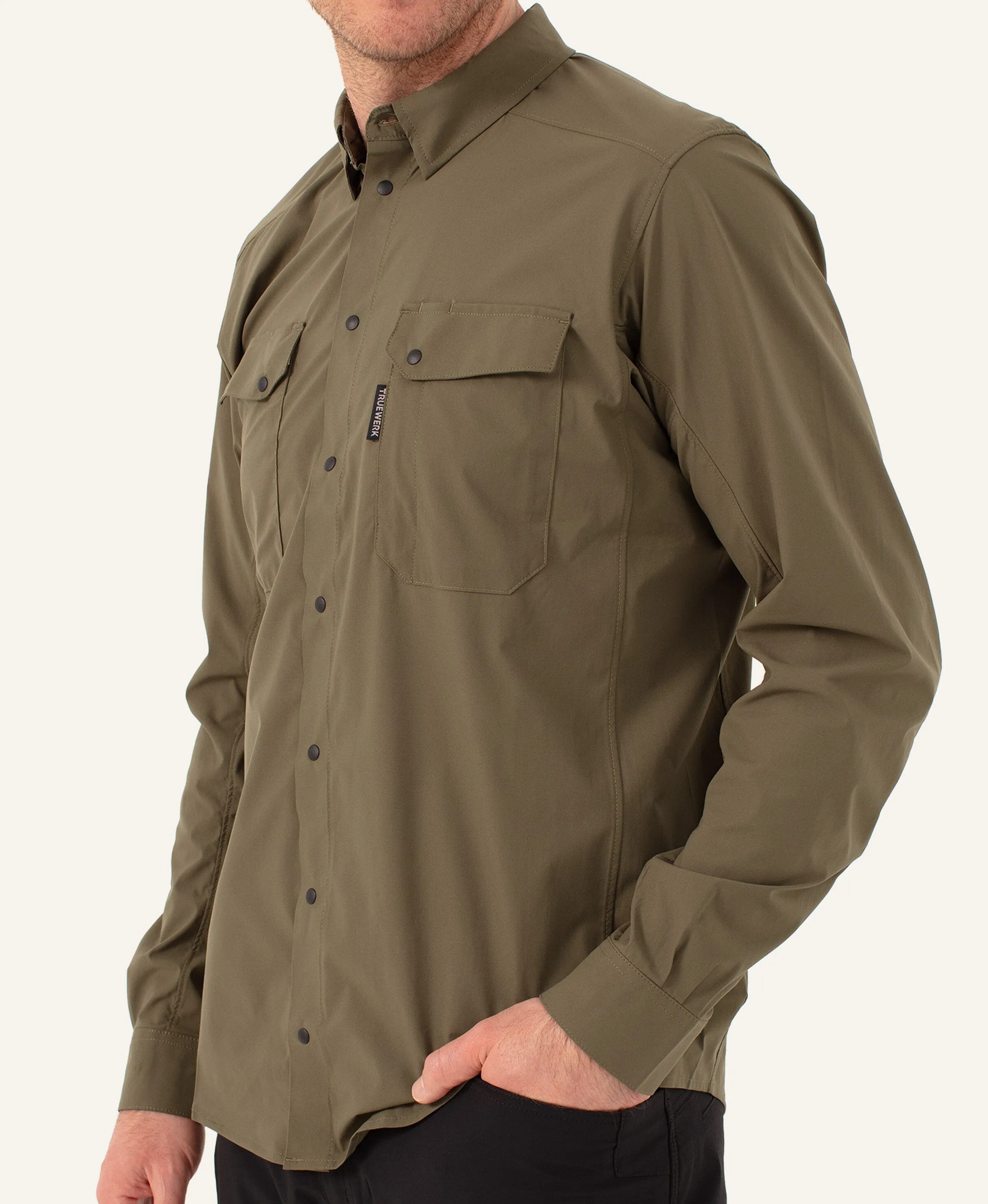 Cloud AV Long Sleeve WerkShirt sold by Truewerk product image thumbnail 3