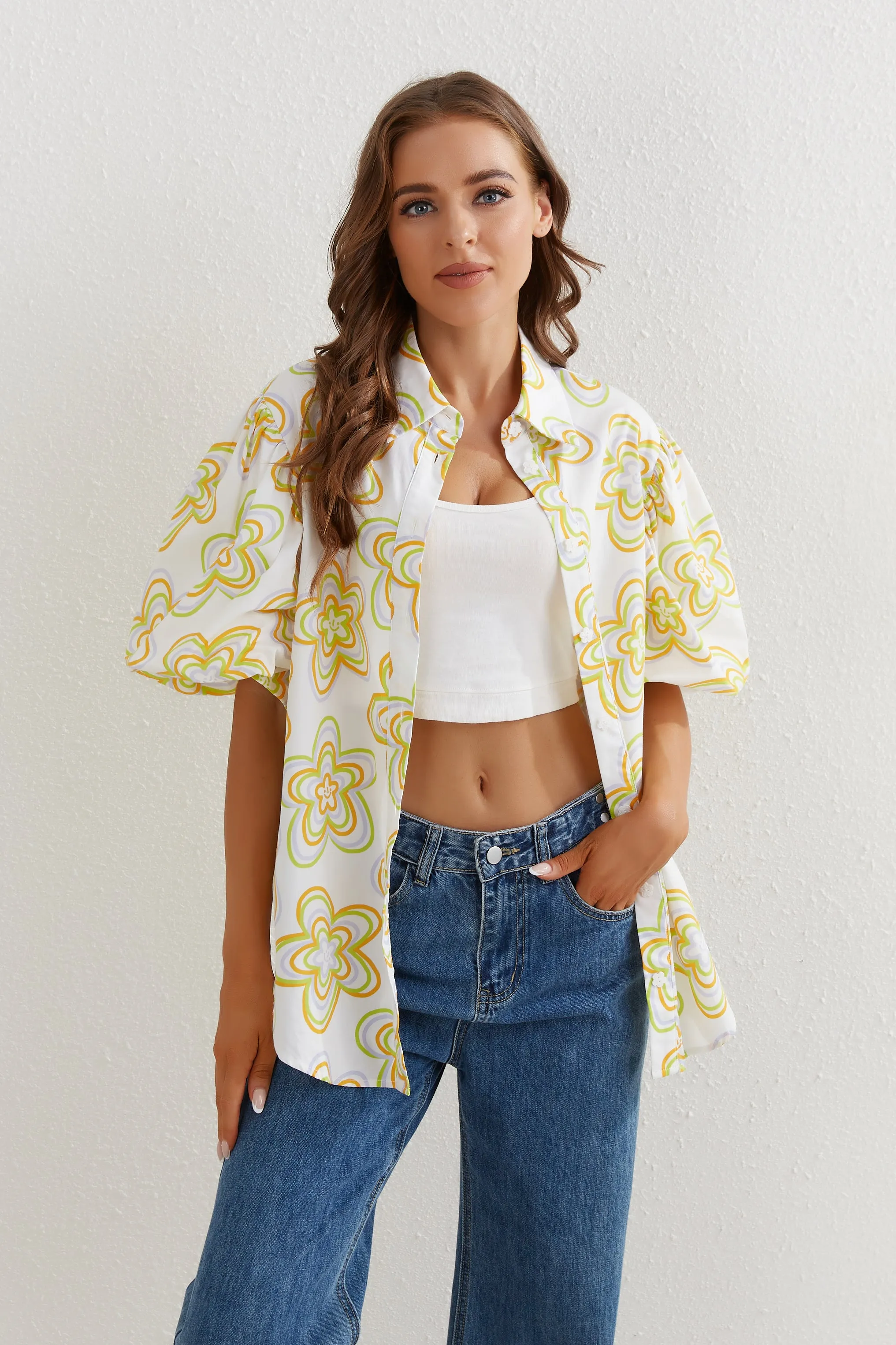 In Bloom: Cloud Sleeve Shirt sold by Mary Lo