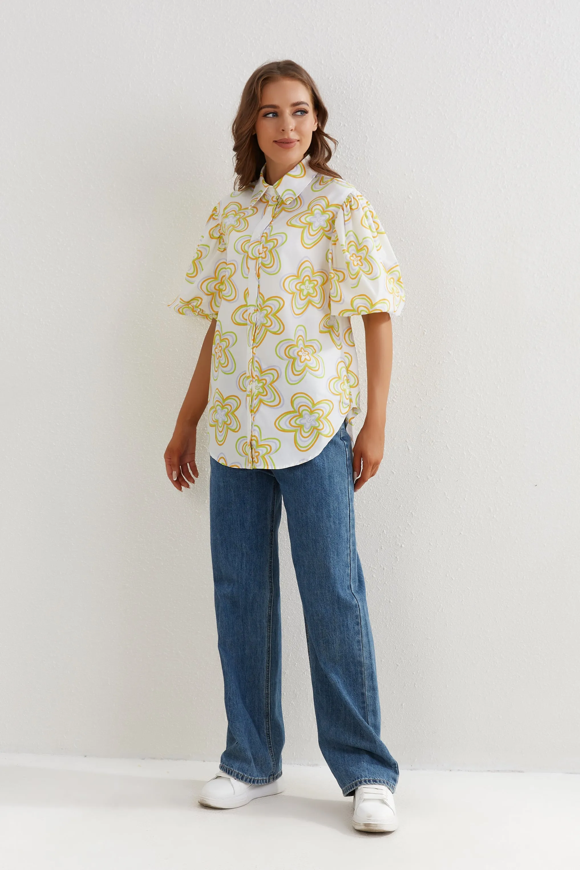 In Bloom: Cloud Sleeve Shirt sold by Mary Lo product image thumbnail 3
