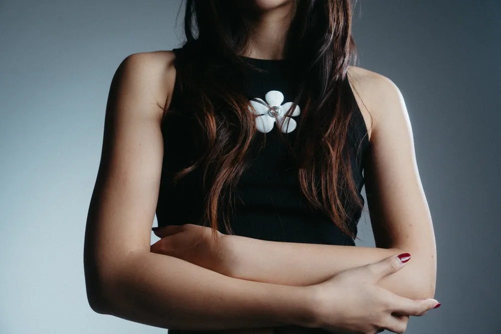 Petals Cropped Tank sold by Mary Lo product image thumbnail 5