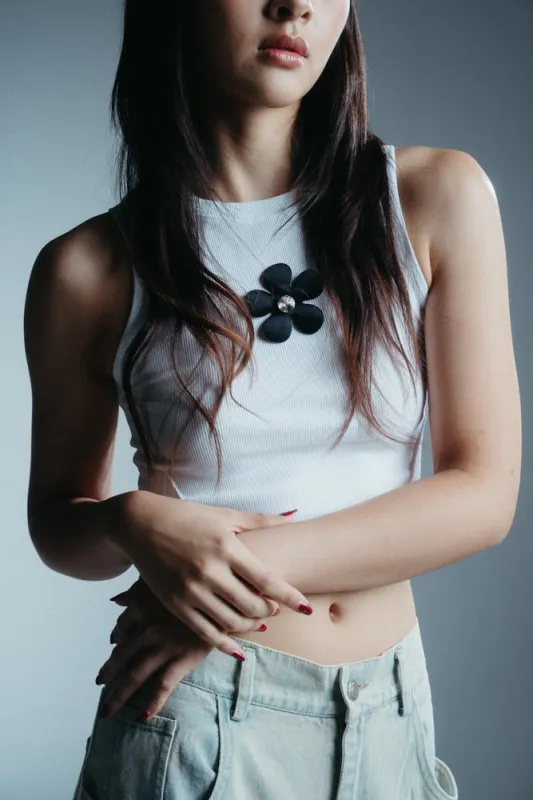 Petals Cropped Tank made by Mary Lo
