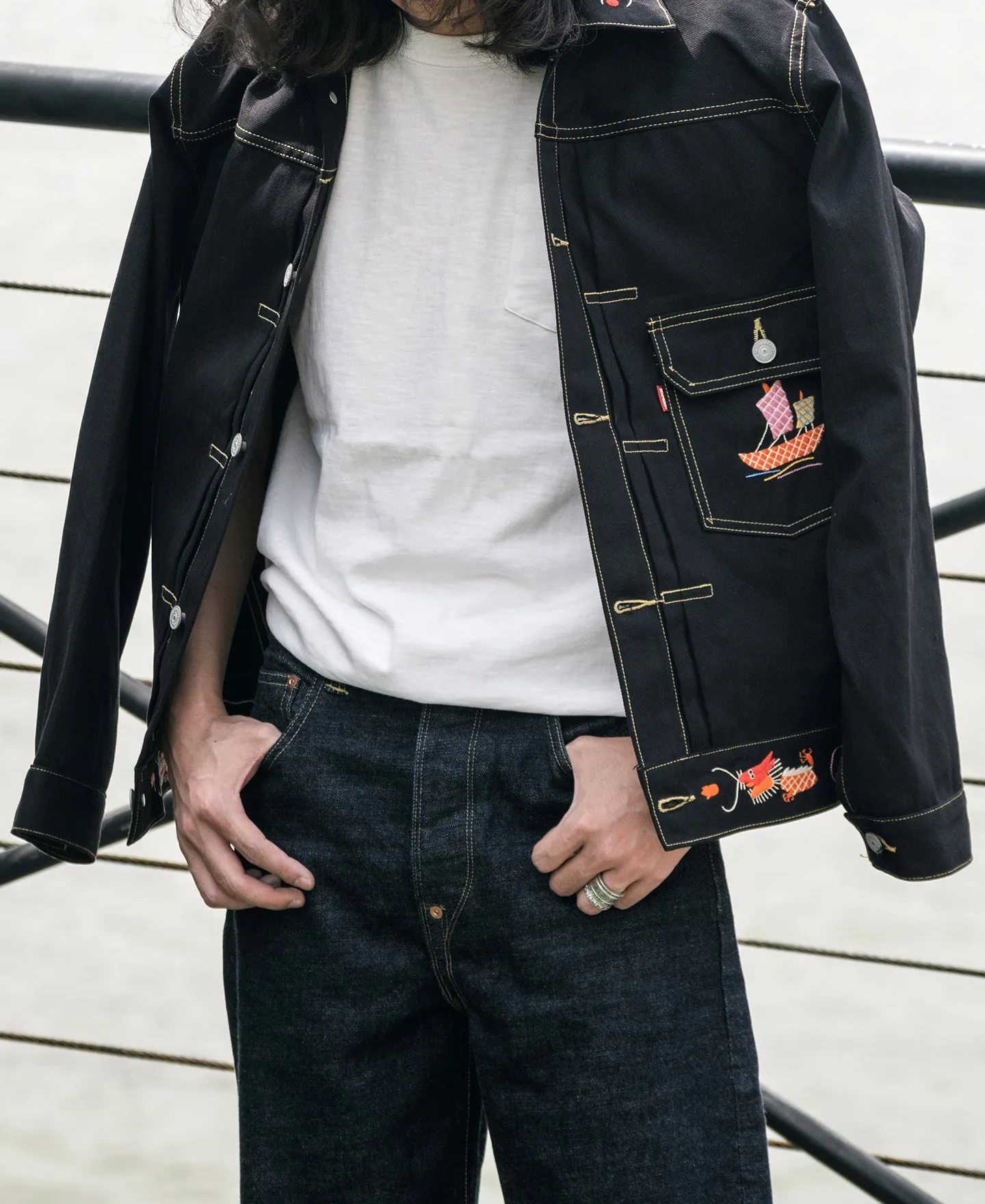 1946 China Dragon Embroidery Souvenir Tour Jacket sold by Bronson Mfg. product image thumbnail 5