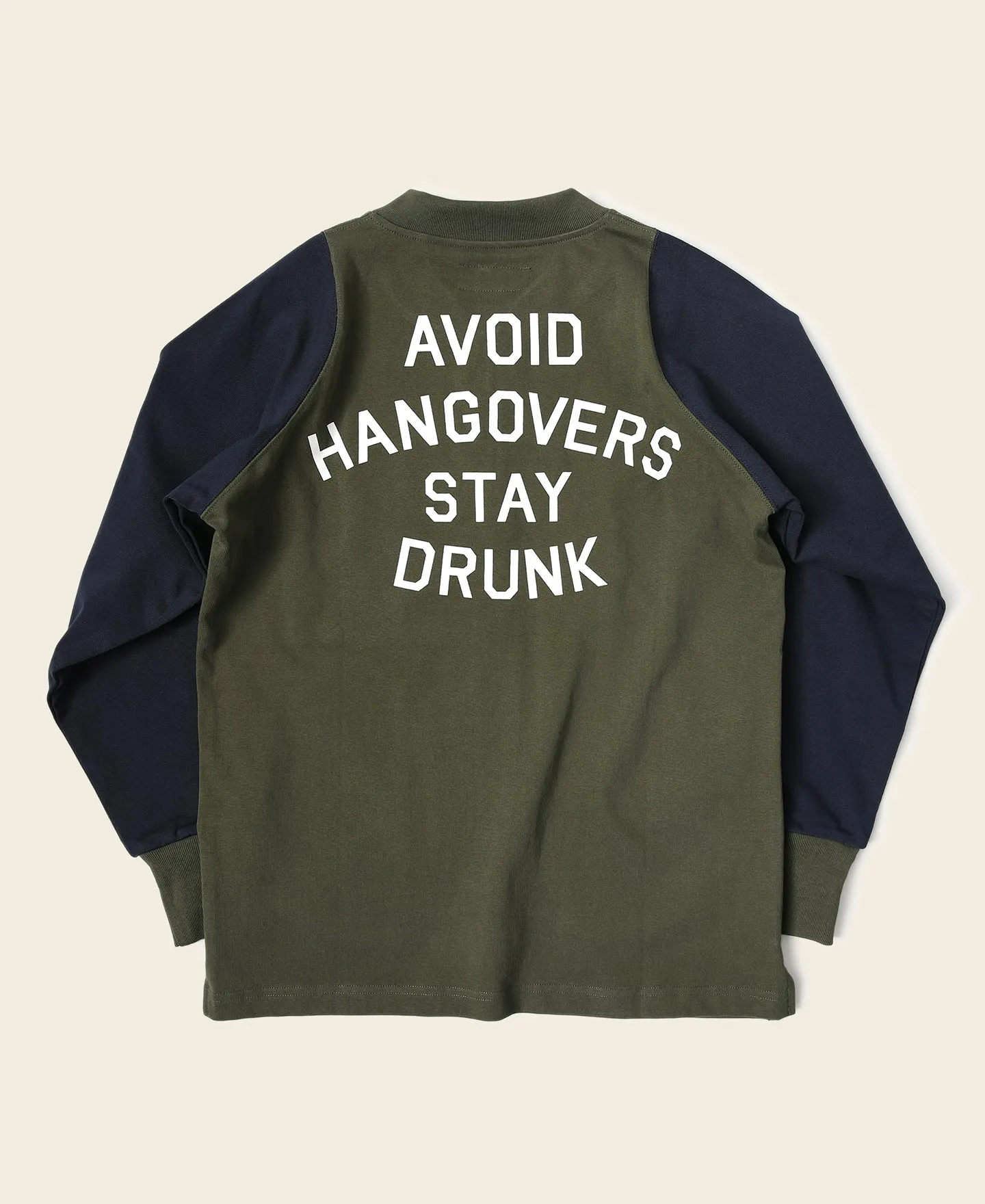 Quarter-Zip Rider Printed Long Sleeve T-Shirt - Olive sold by Bronson Mfg. product image thumbnail 2