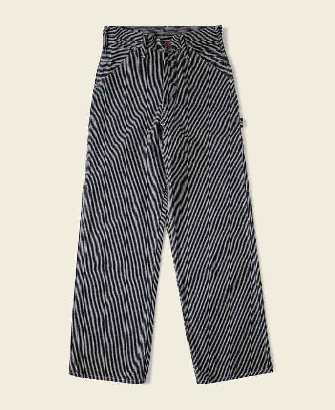 Hickory Stripe Carpenter Pants sold by Bronson Mfg.