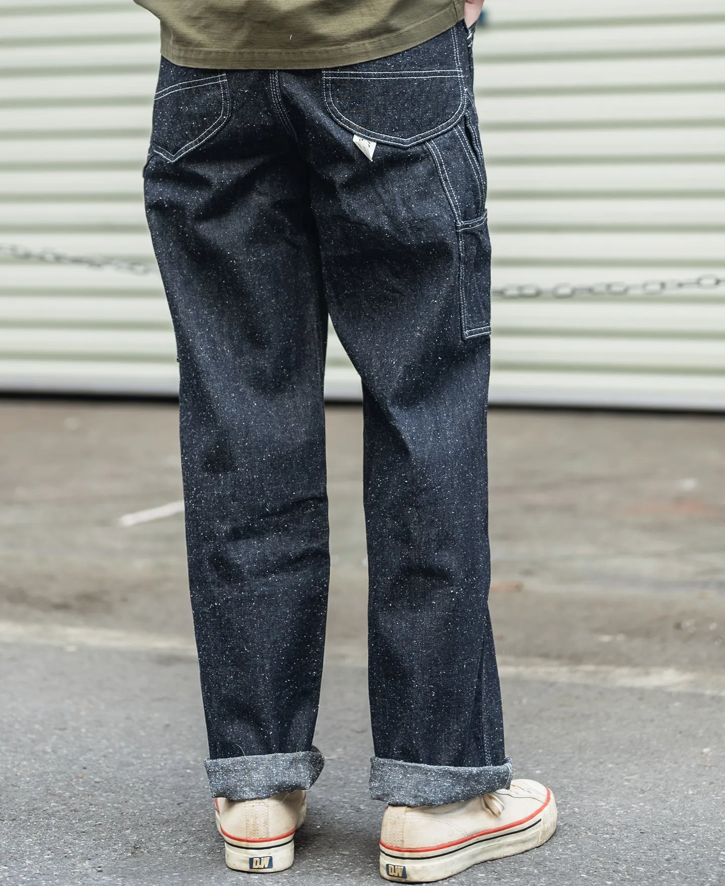 Slub Pearl Yarn Indigo Denim Carpenter Pants sold by Bronson Mfg. product image thumbnail 4