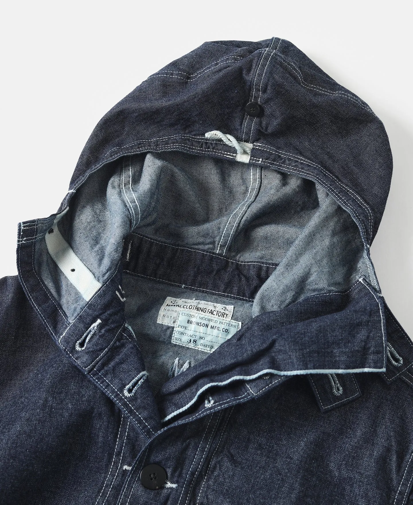 USN Denim Dungaree Gunner Smock sold by Bronson Mfg. product image thumbnail 5