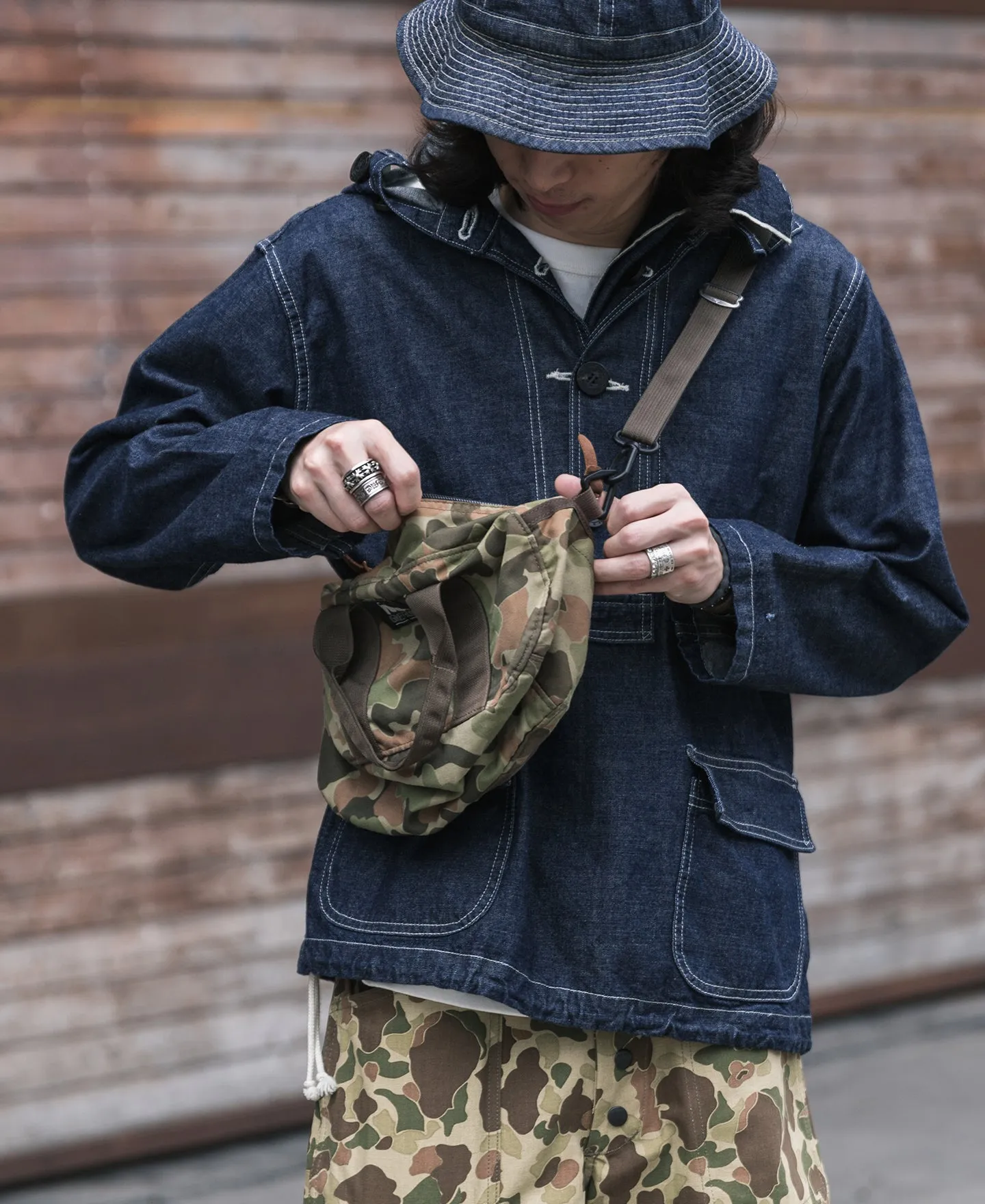 USN Denim Dungaree Gunner Smock sold by Bronson Mfg. product image thumbnail 3