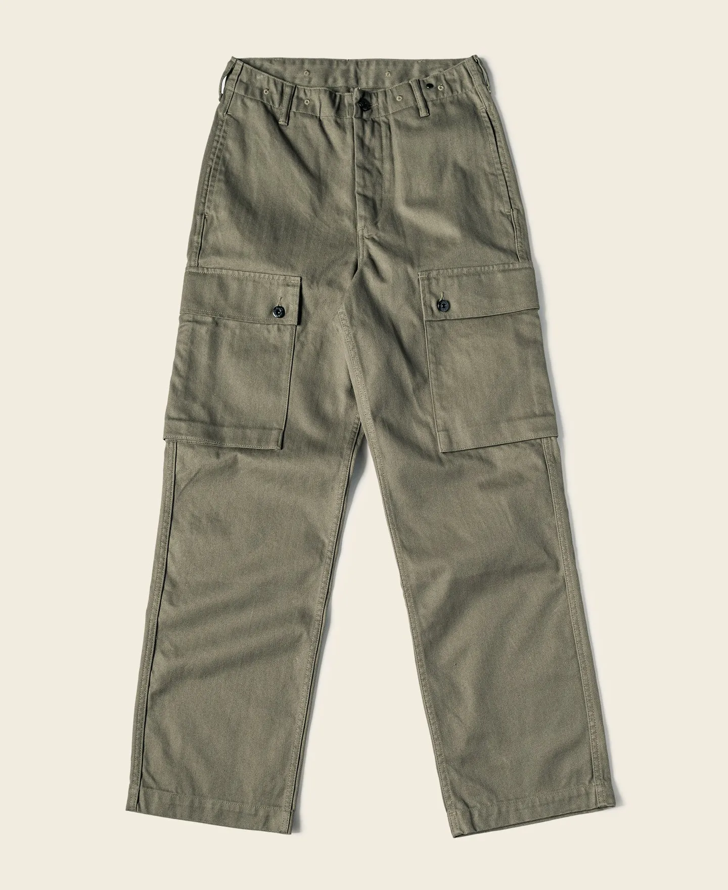 USMC P-44 Utility Pants (Modified) - Olive sold by Bronson Mfg. product image thumbnail 2