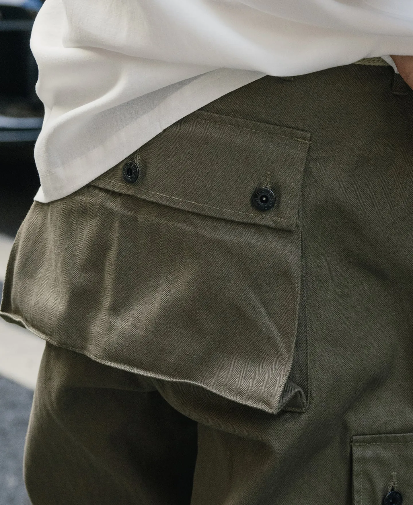 USMC P-44 Utility Pants (Modified) - Olive sold by Bronson Mfg. product image thumbnail 5