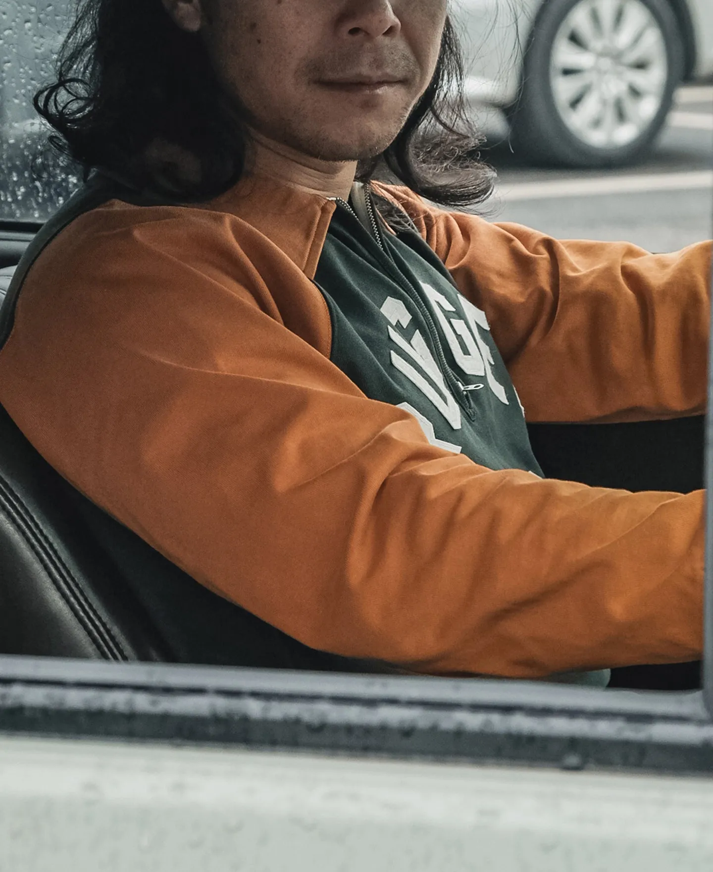 Heavyweight Two-Tone Racing Jersey T-Shirt - Orange/Green sold by Bronson Mfg. product image thumbnail 4