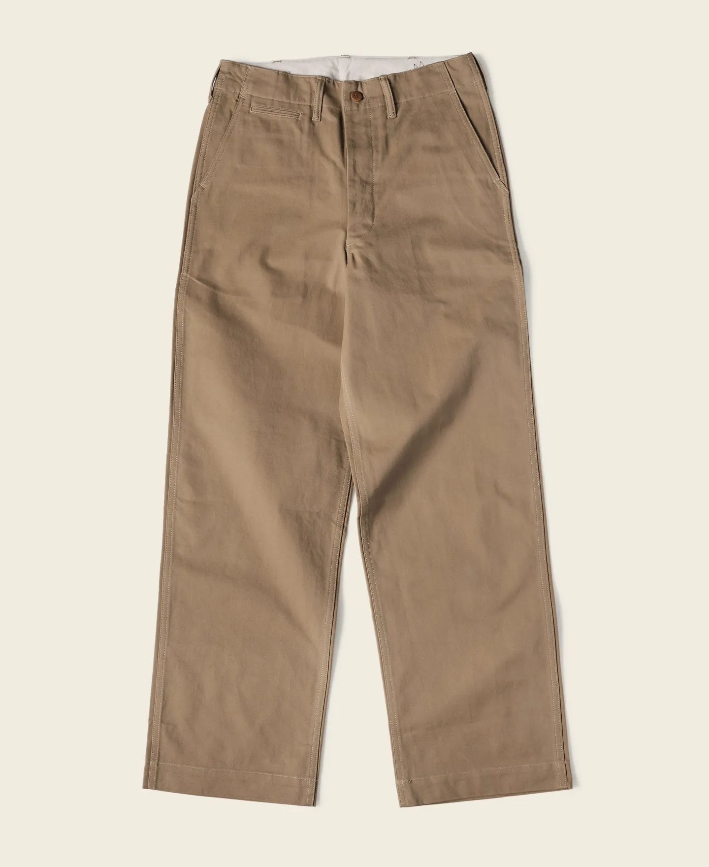 1944 USMC Officer Trousers - Khaki sold by Bronson Mfg.