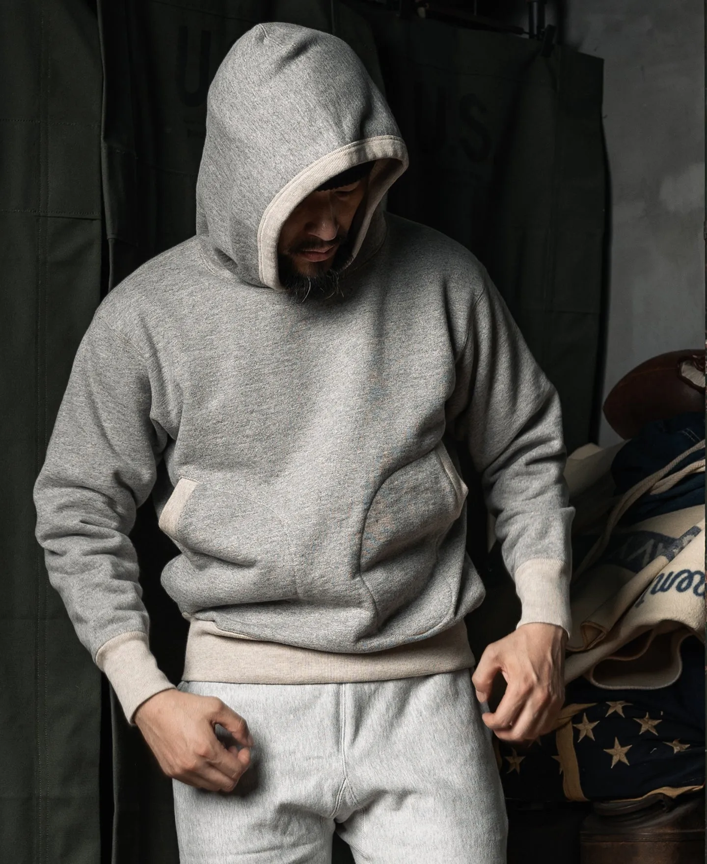 Boxing Glove Pocket Lock Hood Hoodie sold by Bronson Mfg. product image thumbnail 3