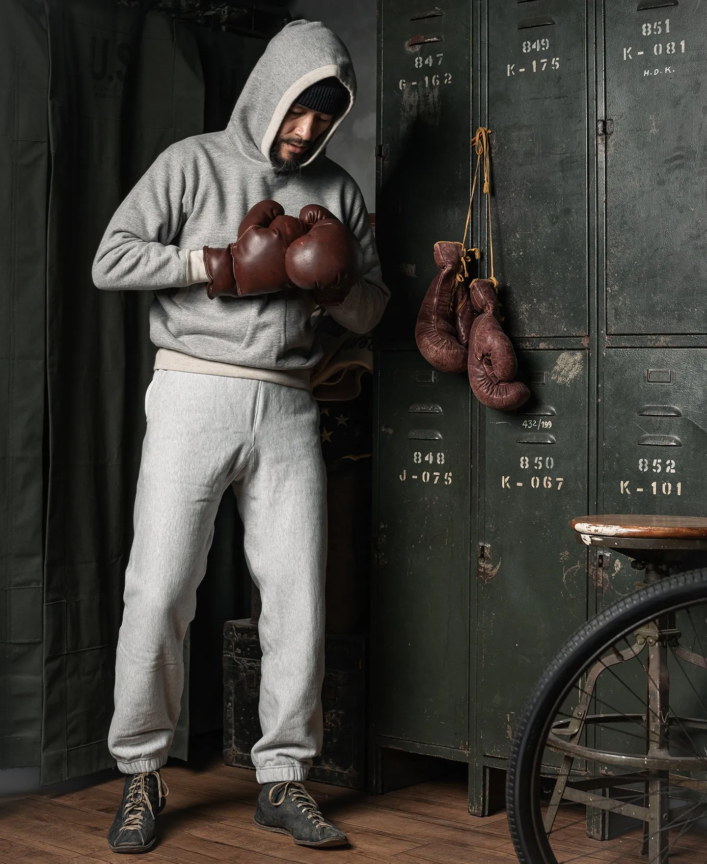 Boxing Glove Pocket Lock Hood Hoodie sold by Bronson Mfg. product image thumbnail 5