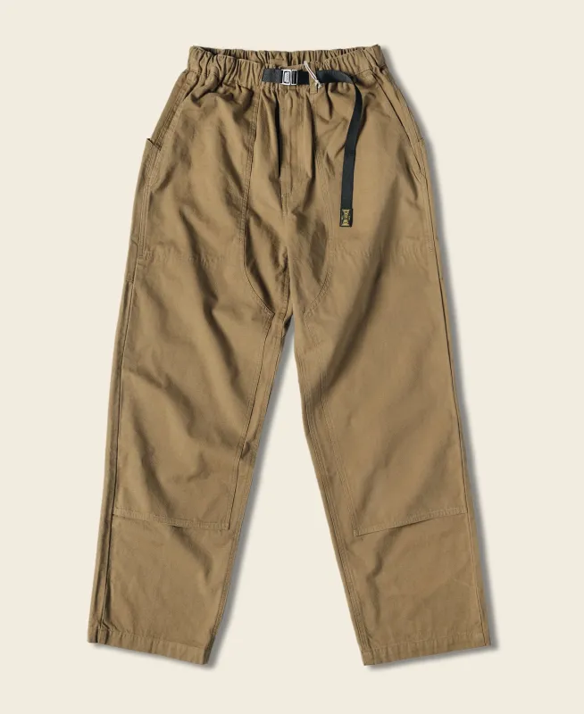 10 oz Cotton Canvas Climbing Pants - Khaki sold by Bronson Mfg.