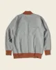 Waffle Cotton Full-Zip Track Jacket - Gray sold by Bronson Mfg.