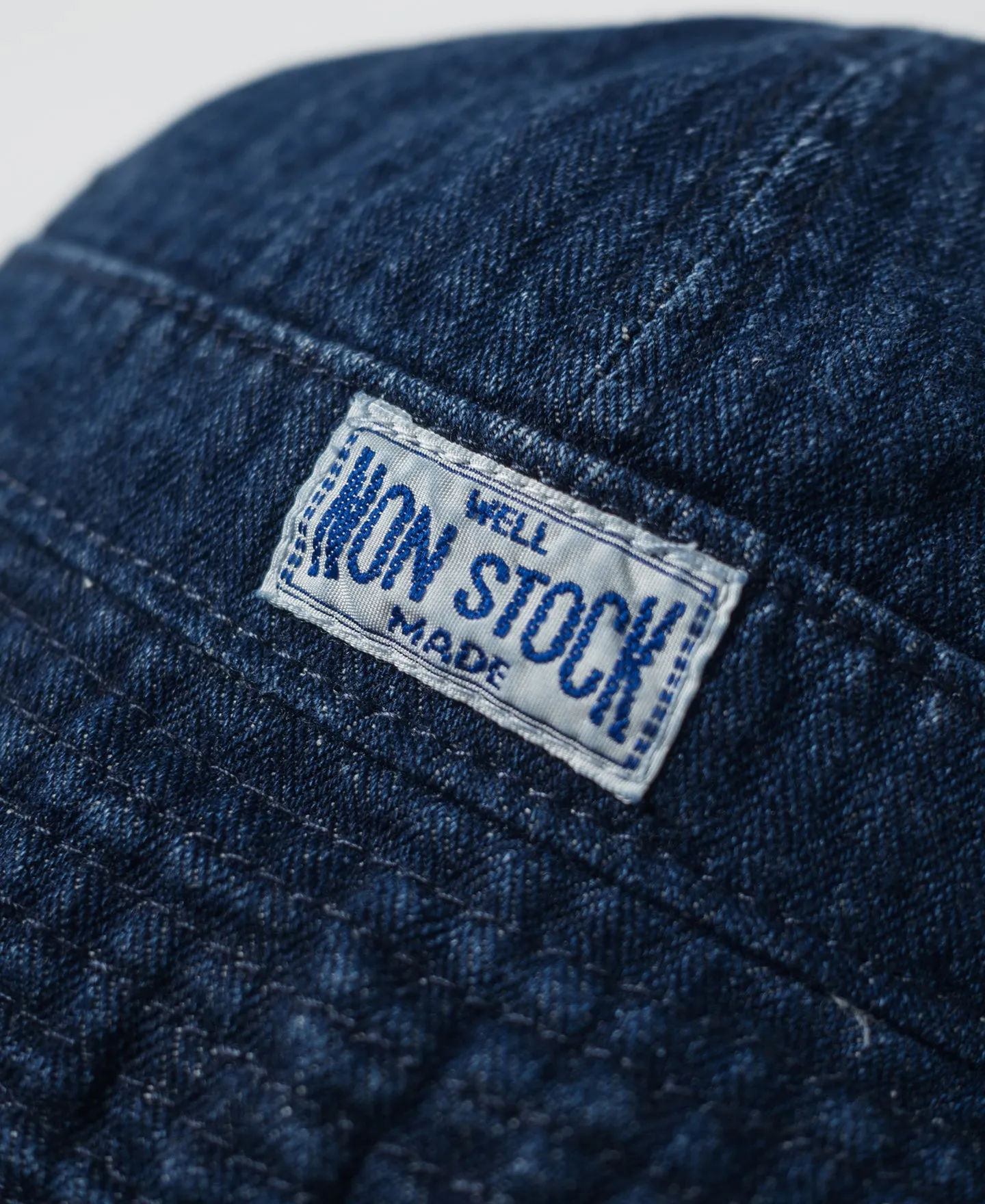 Herringbone Denim Bucket Hat sold by Bronson Mfg. product image thumbnail 5