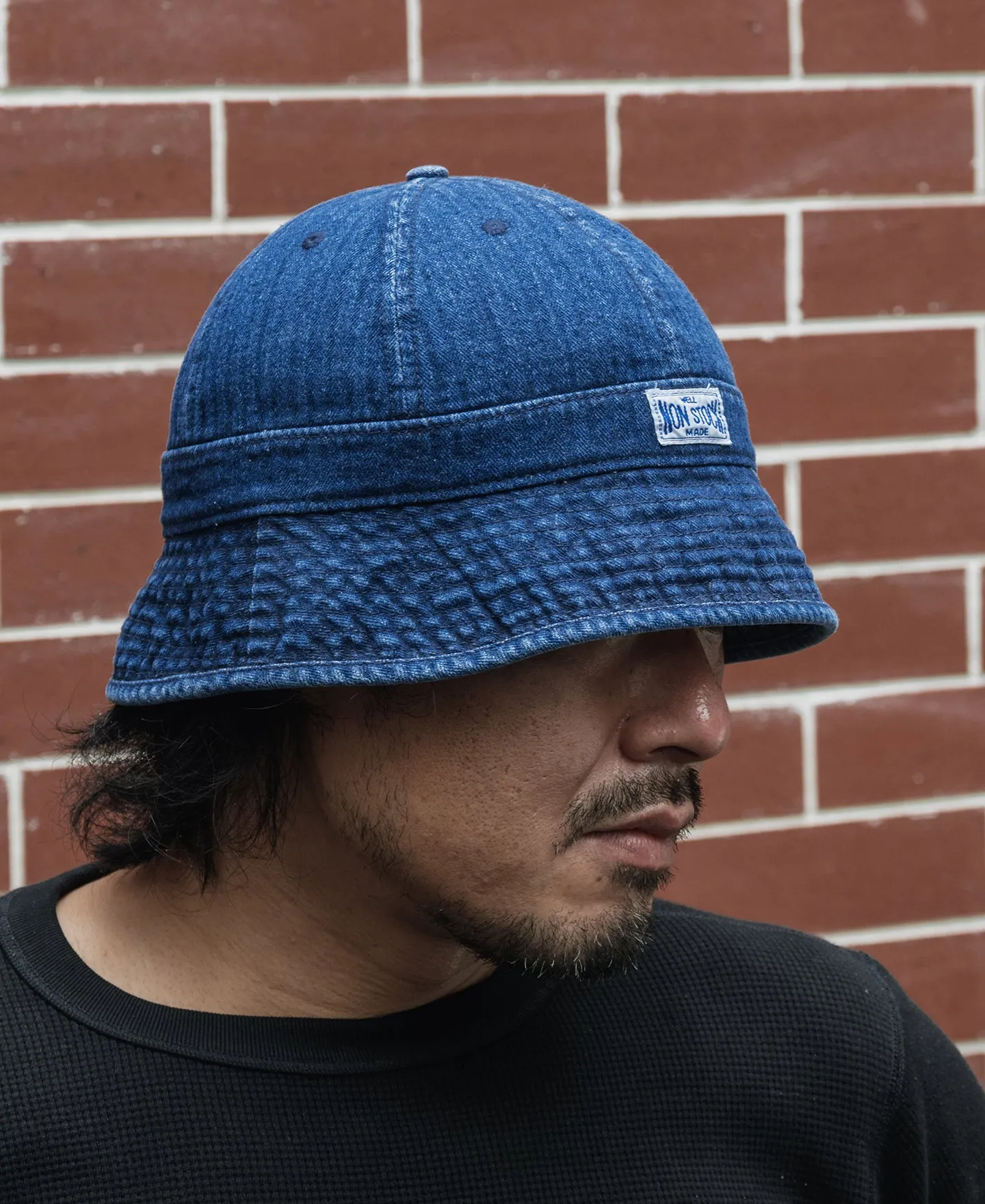 Herringbone Denim Bucket Hat sold by Bronson Mfg. product image thumbnail 3