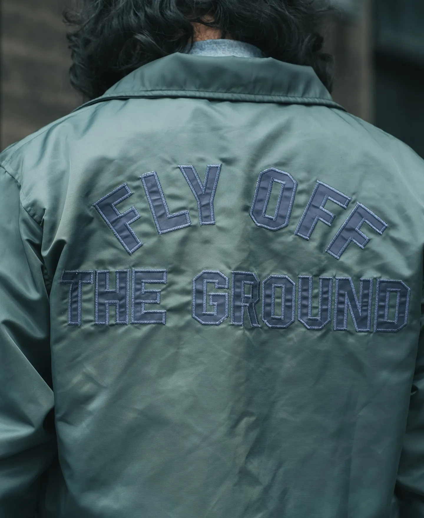 Logo-Appliqued Nylon Coach Jacket - Green sold by Bronson Mfg. product image thumbnail 5