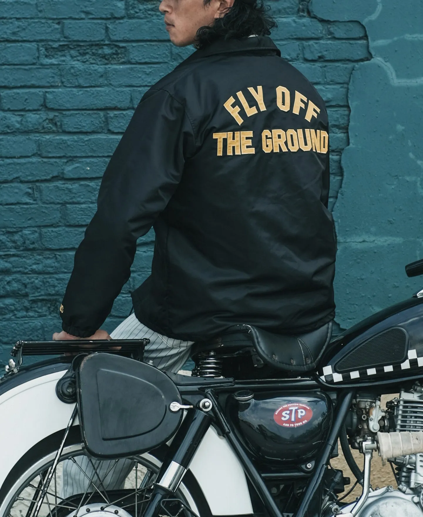 Logo-Appliqued Nylon Coach Jacket - Black sold by Bronson Mfg. product image thumbnail 5