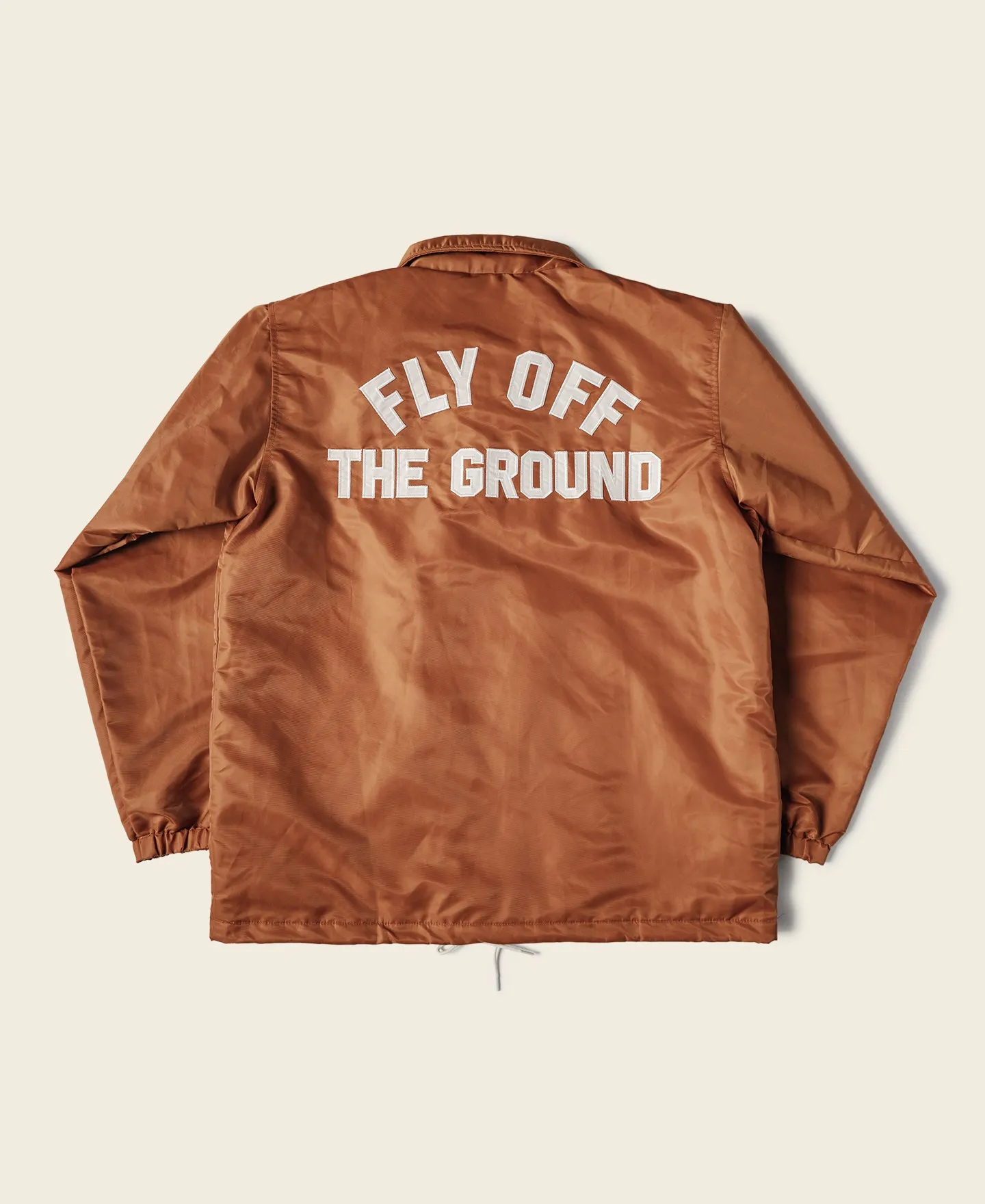Logo-Appliqued Nylon Coach Jacket - Orange sold by Bronson Mfg. product image thumbnail 2