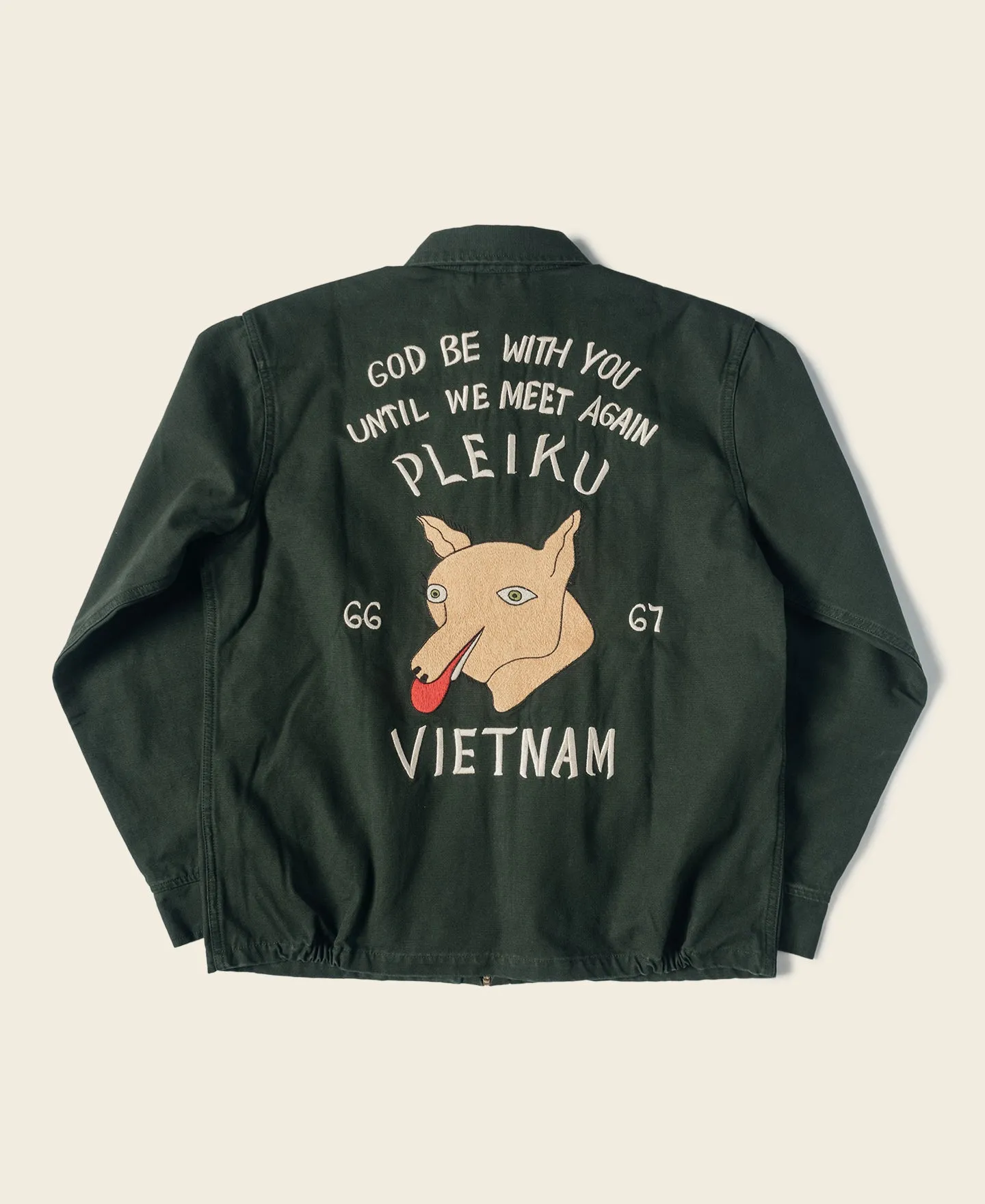 Fox Embroidery Vietnam Souvenir Jacket sold by Bronson Mfg. product image thumbnail 2