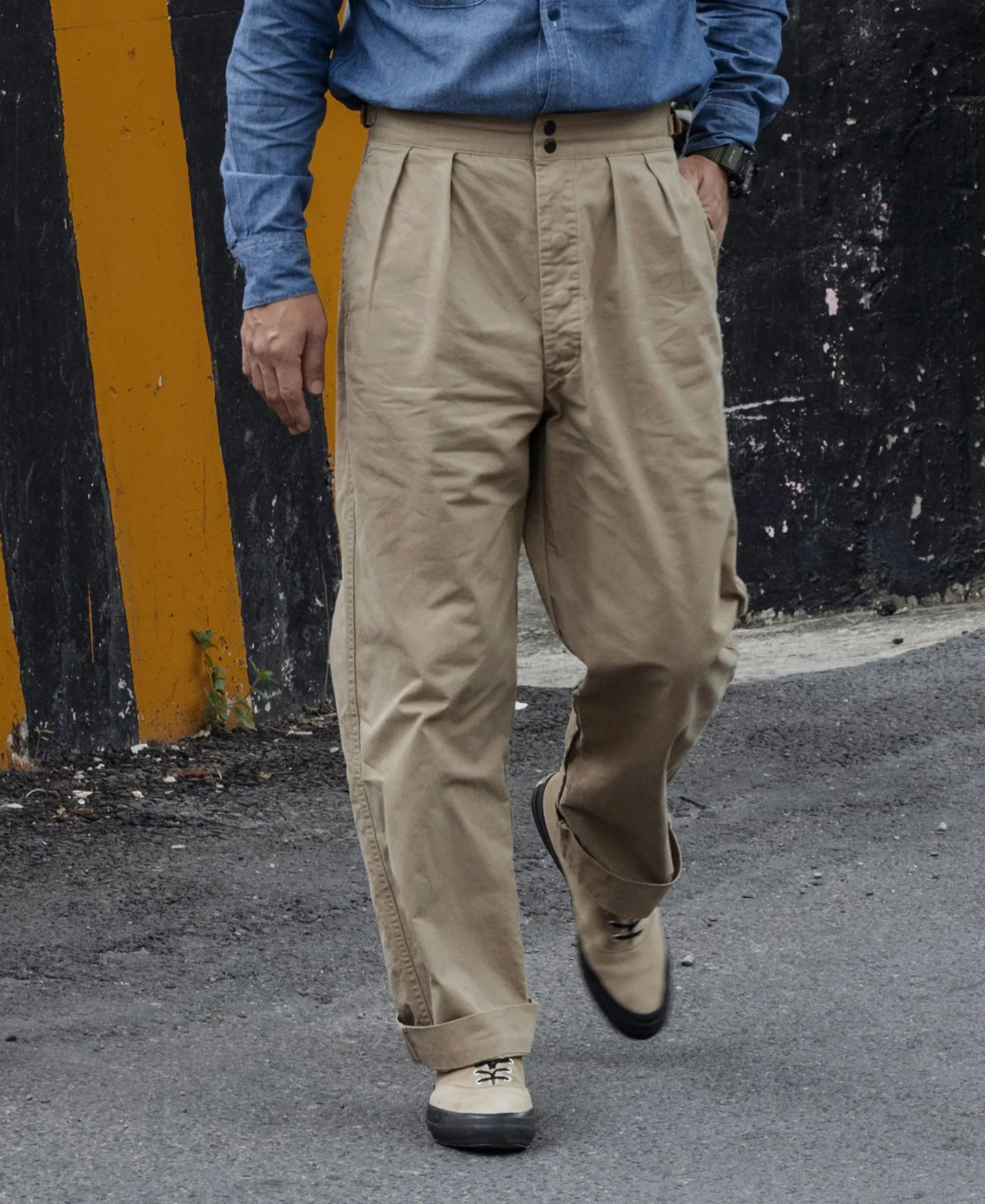 1960s AUS Army Combat Pants - Khaki sold by Bronson Mfg. product image thumbnail 3