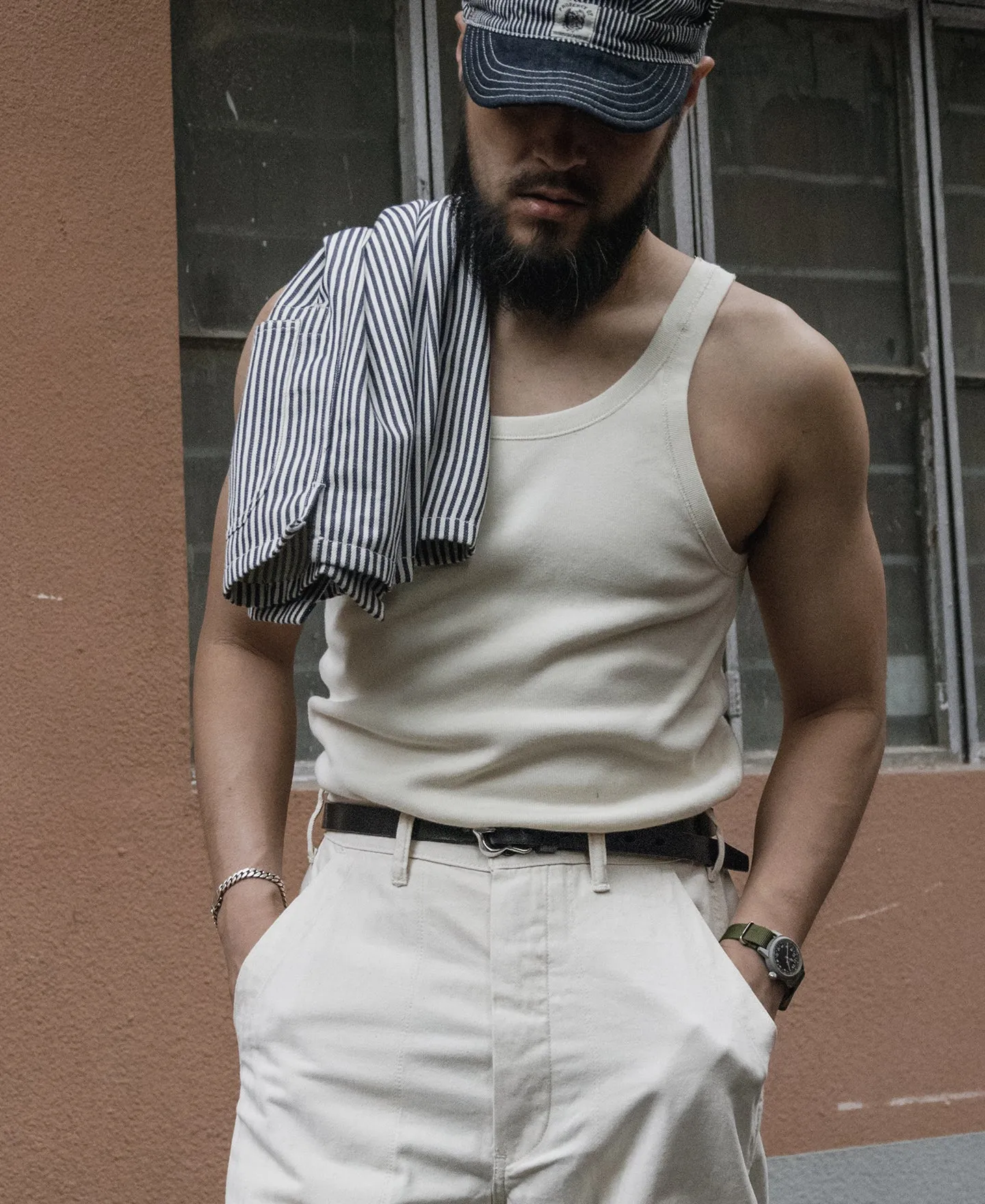 Military Cotton Tank Top - Apricot sold by Bronson Mfg. product image thumbnail 3