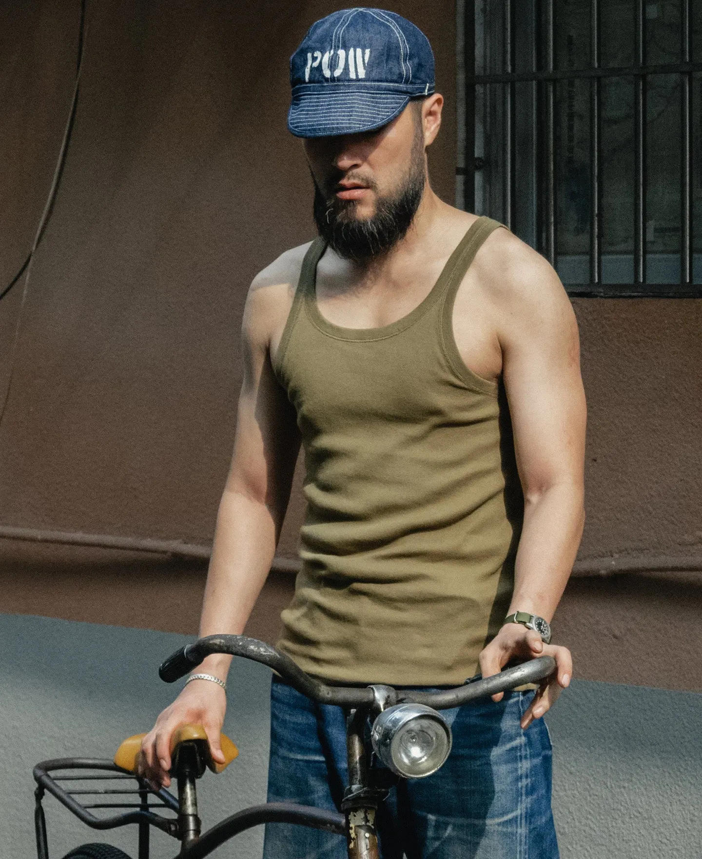 Military Cotton Tank Top - Olive sold by Bronson Mfg. product image thumbnail 4