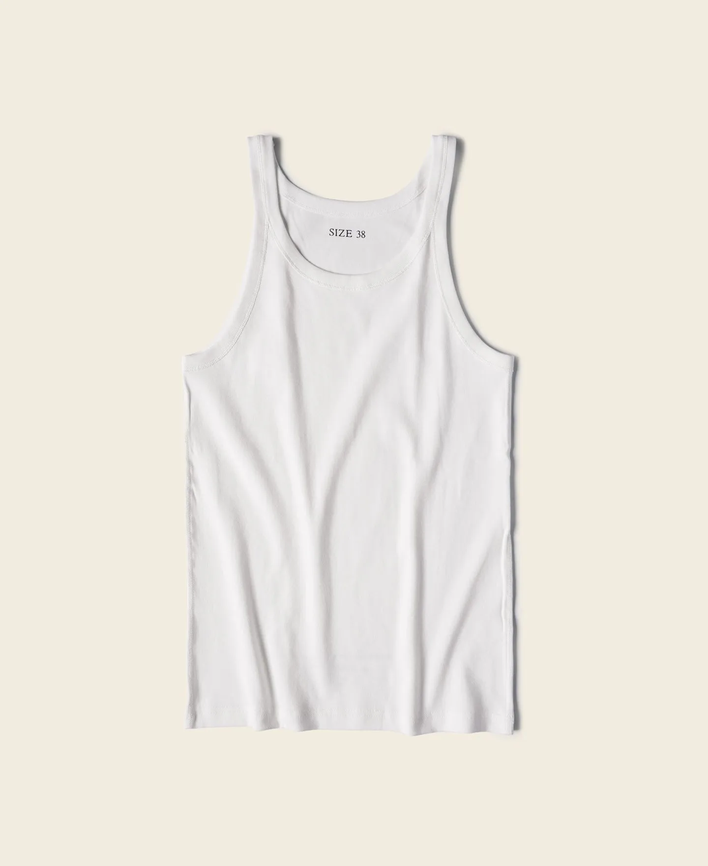 Military Cotton Tank Top - White sold by Bronson Mfg.