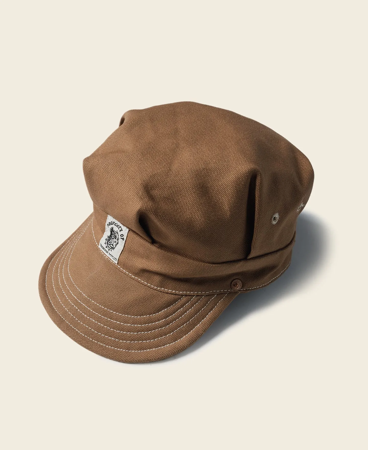 Duck Canvas Railroad Engineer Cap sold by Bronson Mfg.