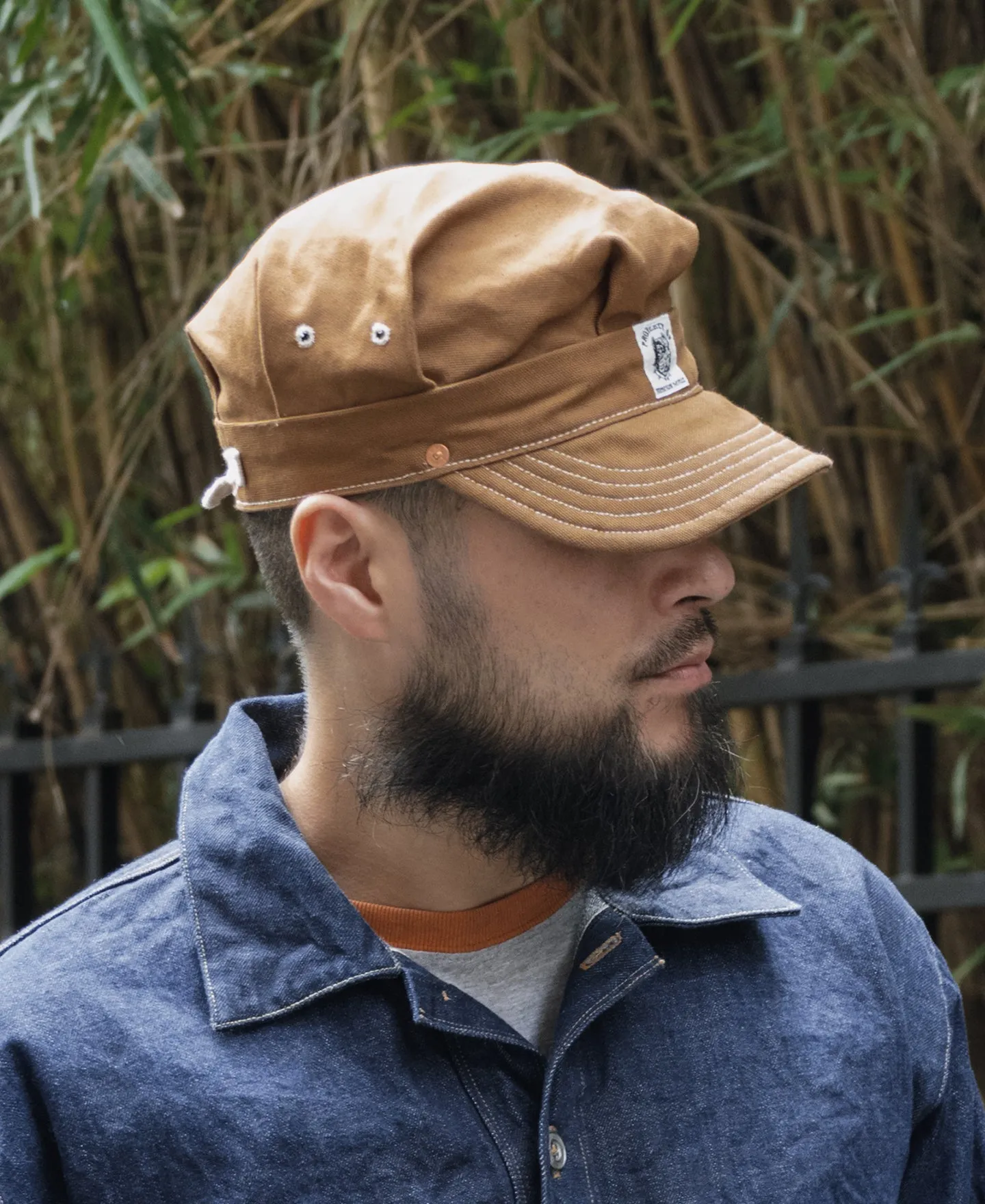 Duck Canvas Railroad Engineer Cap sold by Bronson Mfg. product image thumbnail 4