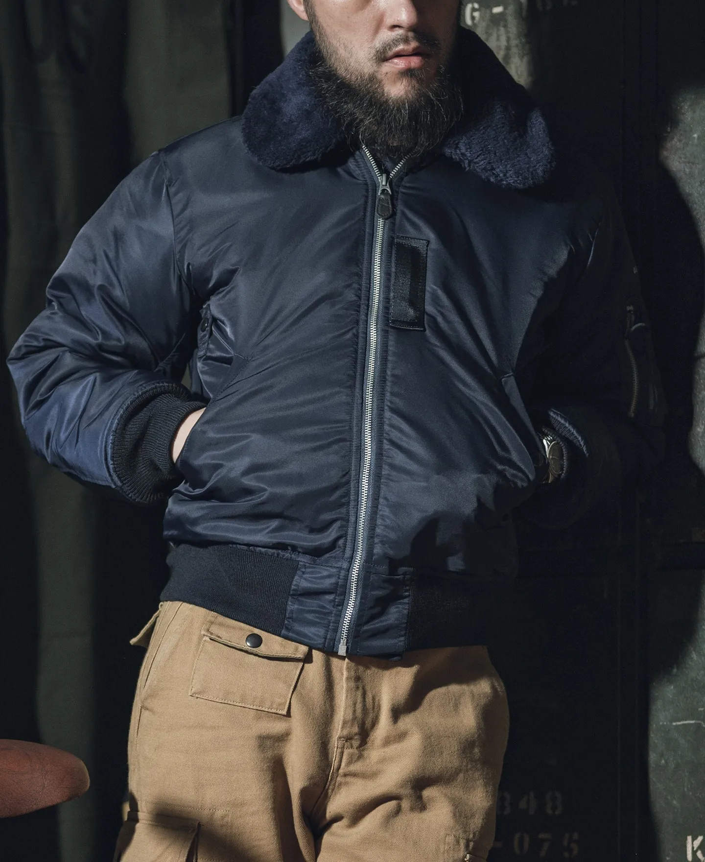 1950s US Air Force Type B-15C Flight Jacket sold by Bronson Mfg. product image thumbnail 5