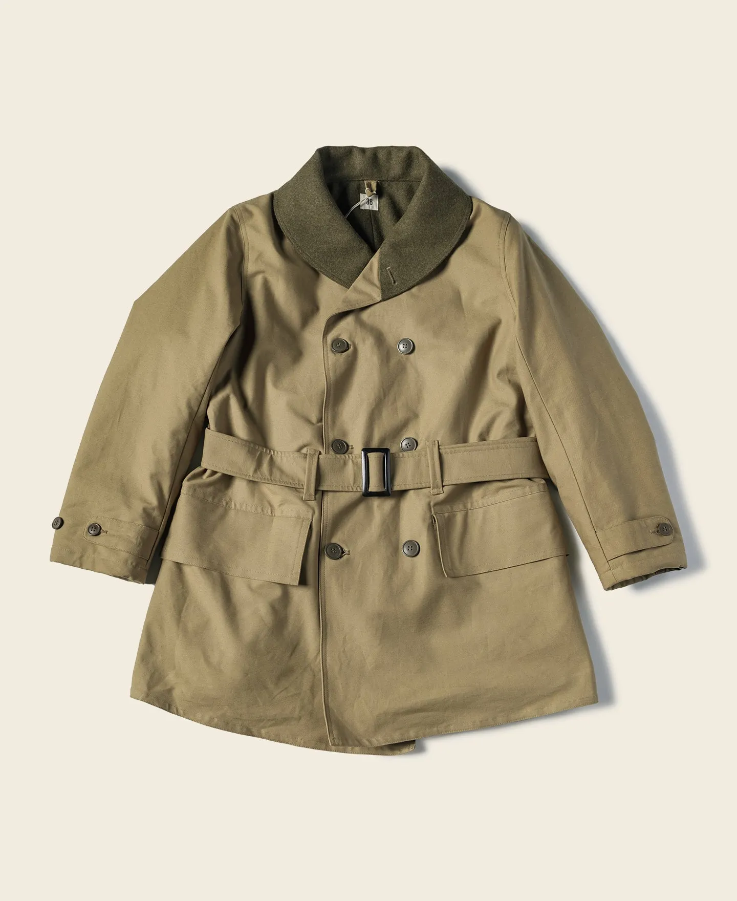 1938 US Army 1st Model M-38 Mackinaw Coat sold by Bronson Mfg.