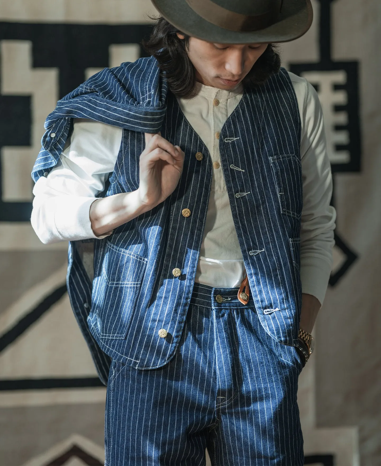 1930s Wabash Railway Work Vest sold by Bronson Mfg. product image thumbnail 3