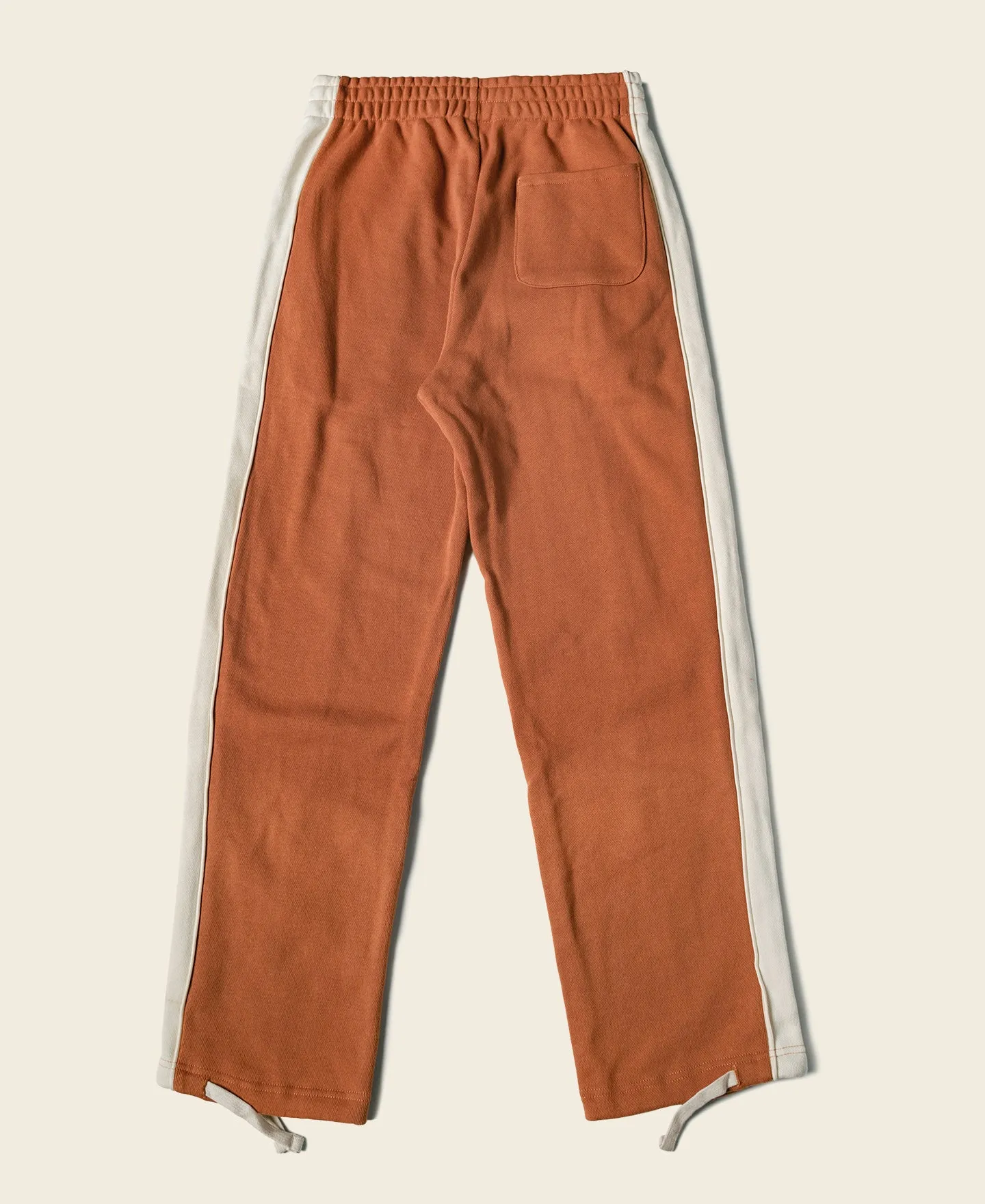 Classic Straight-Leg Striped Logo-Embroidered Cotton-Terry Sweatpants - Orange sold by Bronson Mfg. product image thumbnail 2
