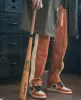 Classic Straight-Leg Striped Logo-Embroidered Cotton-Terry Sweatpants - Orange sold by Bronson Mfg.