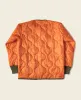 Military Style Quilted Padded Ripstop Nylon Jacket - Orange sold by Bronson Mfg.