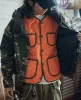 Military Style Quilted Padded Ripstop Nylon Jacket - Orange sold by Bronson Mfg.