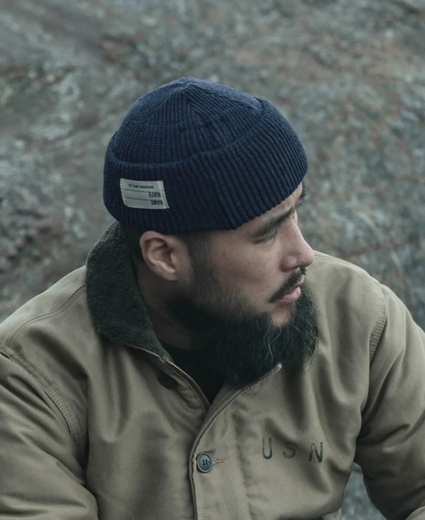 US Navy Watch Cap - Navy sold by Bronson Mfg. product image thumbnail 4