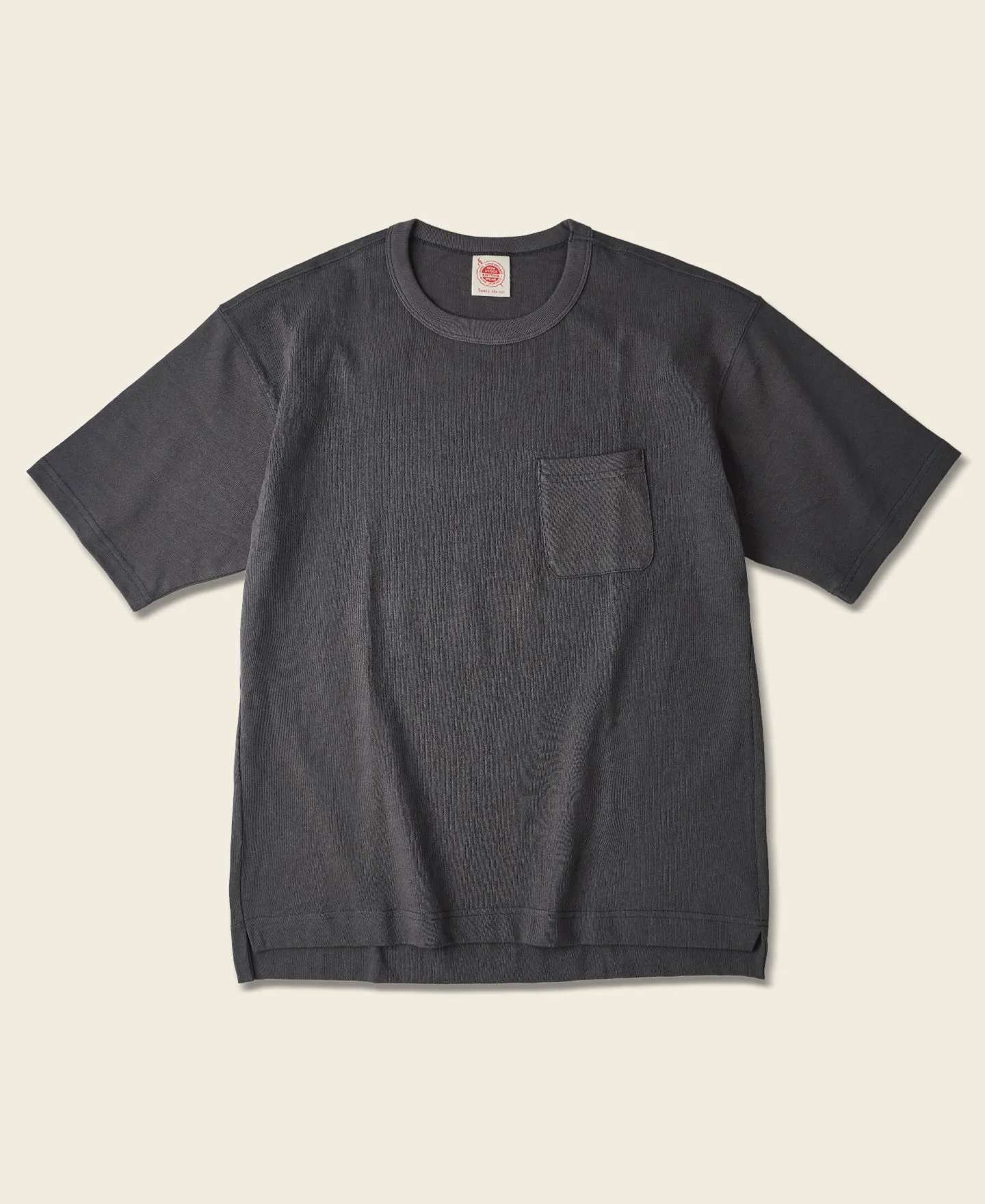 9.8 oz Cotton Classic Pocket T-Shirt - Dark Gray sold by Bronson Mfg.