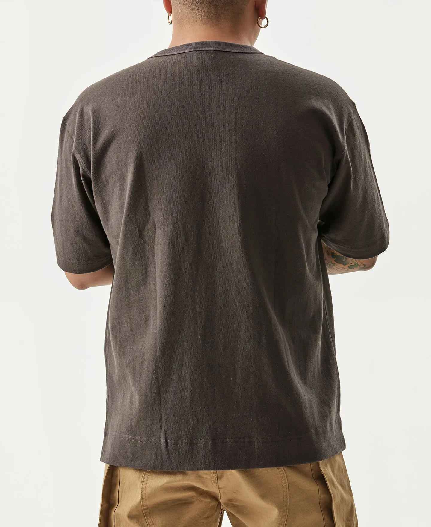 9.8 oz Cotton Classic Pocket T-Shirt - Dark Gray sold by Bronson Mfg. product image thumbnail 5