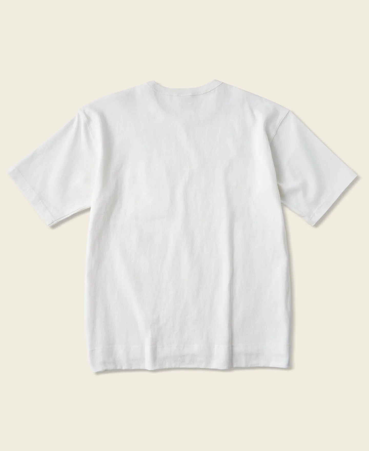 9.8 oz Cotton Classic Pocket T-Shirt - White sold by Bronson Mfg. product image thumbnail 2
