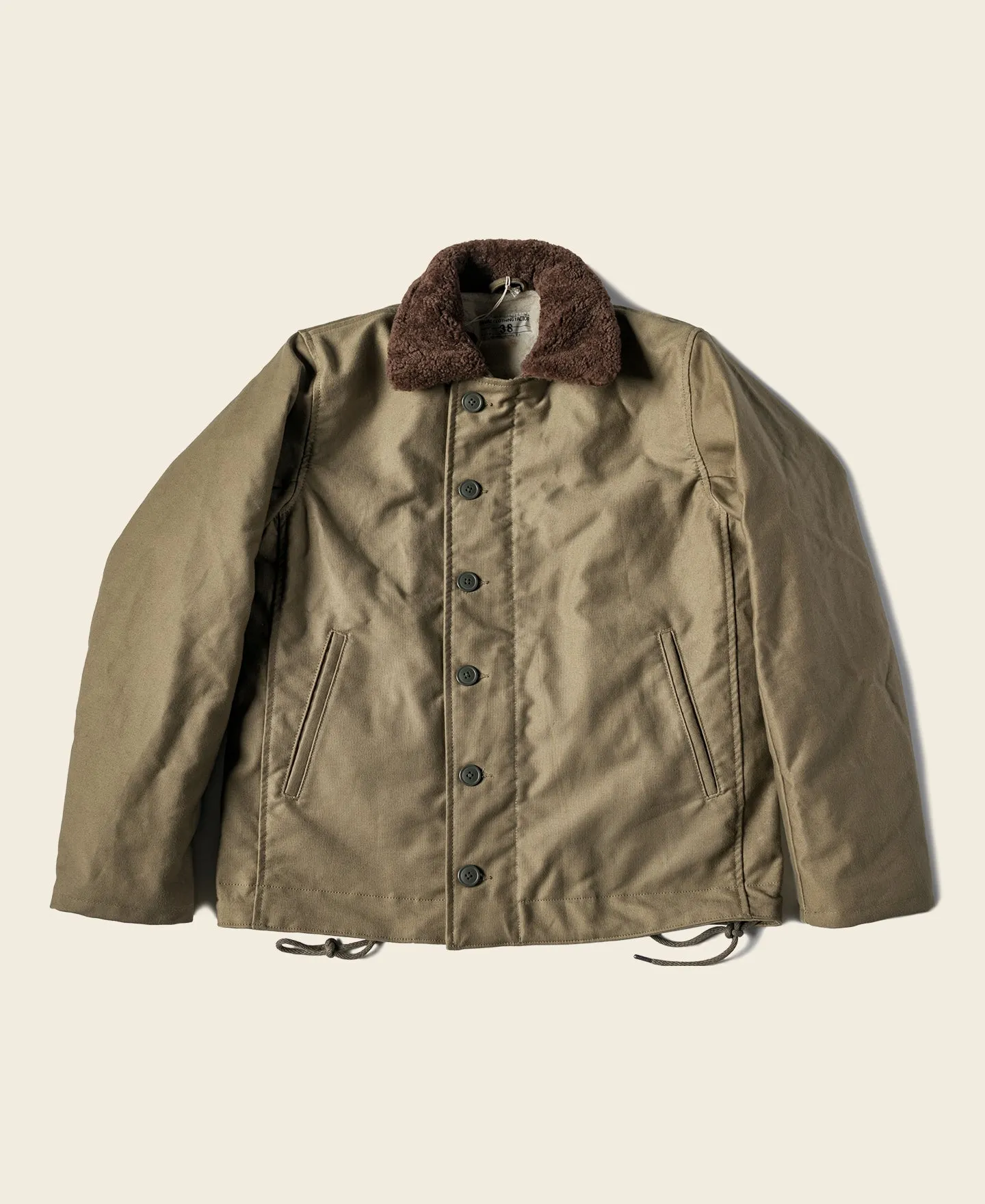 WWII Early Model Submarine N-1 Deck Jacket sold by Bronson Mfg.