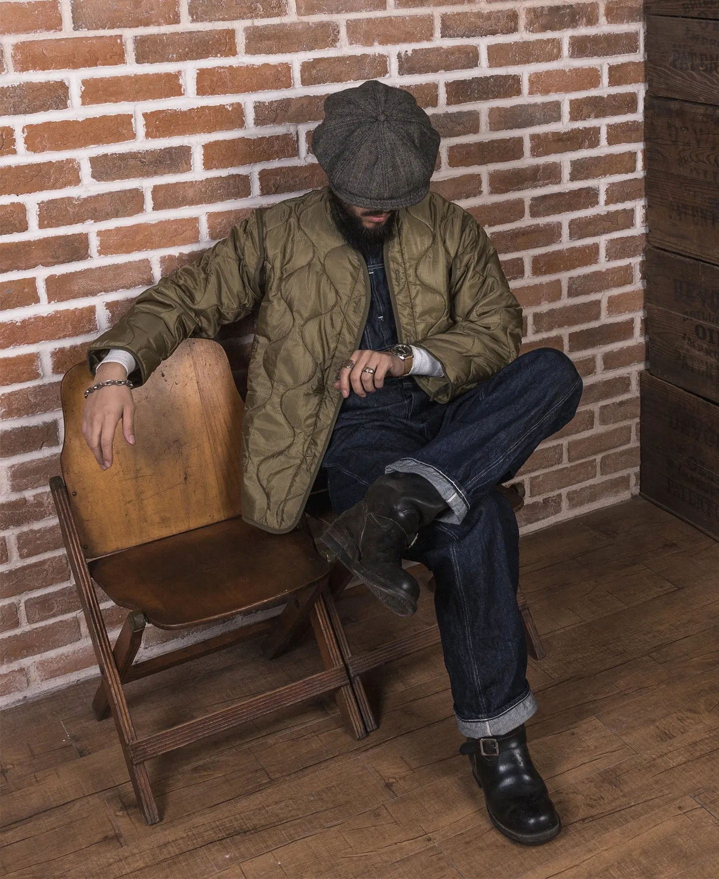 US Army 1st Model M-65 Field Jacket Liner sold by Bronson Mfg. product image thumbnail 4