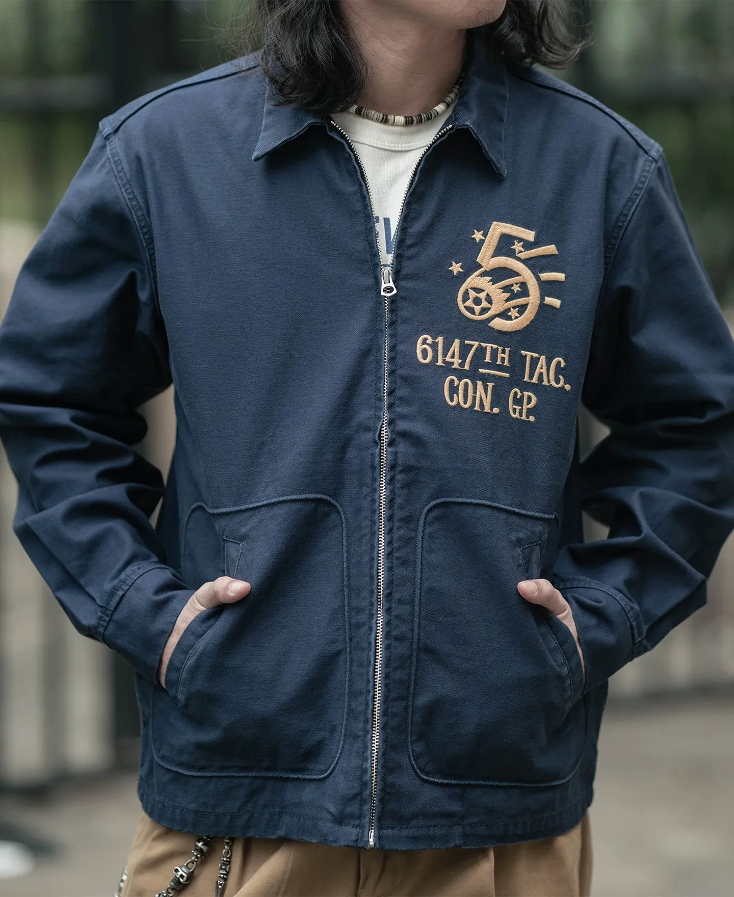 Korean War 6147th TAG. CON. GP. Mosquito Club Tour Jacket sold by Bronson Mfg. product image thumbnail 3