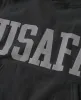 1970s USAFA 18 oz Reverse Weave Hoodie - Black sold by Bronson Mfg.
