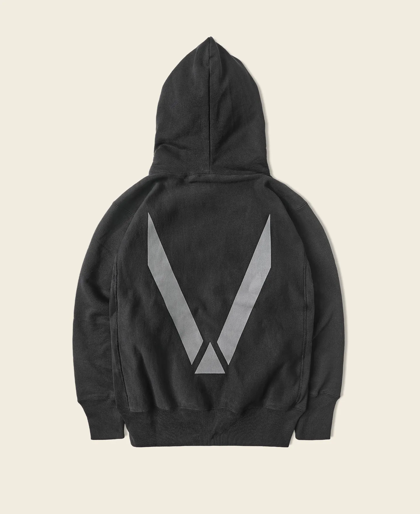 1970s USAFA 18 oz Reverse Weave Hoodie - Black sold by Bronson Mfg. product image thumbnail 2