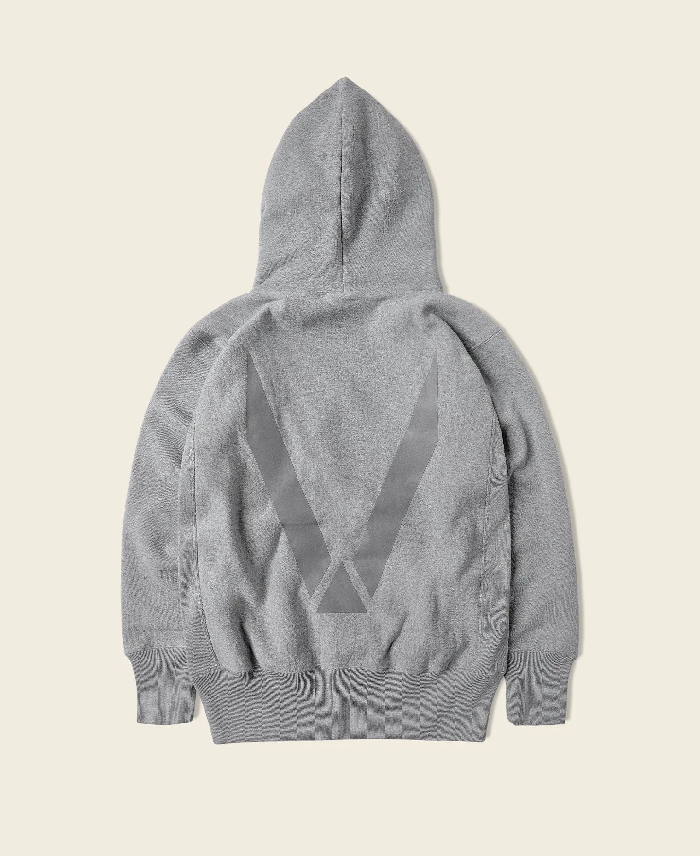 1970s USAFA 18 oz Reverse Weave Hoodie - Gray sold by Bronson Mfg. product image thumbnail 2