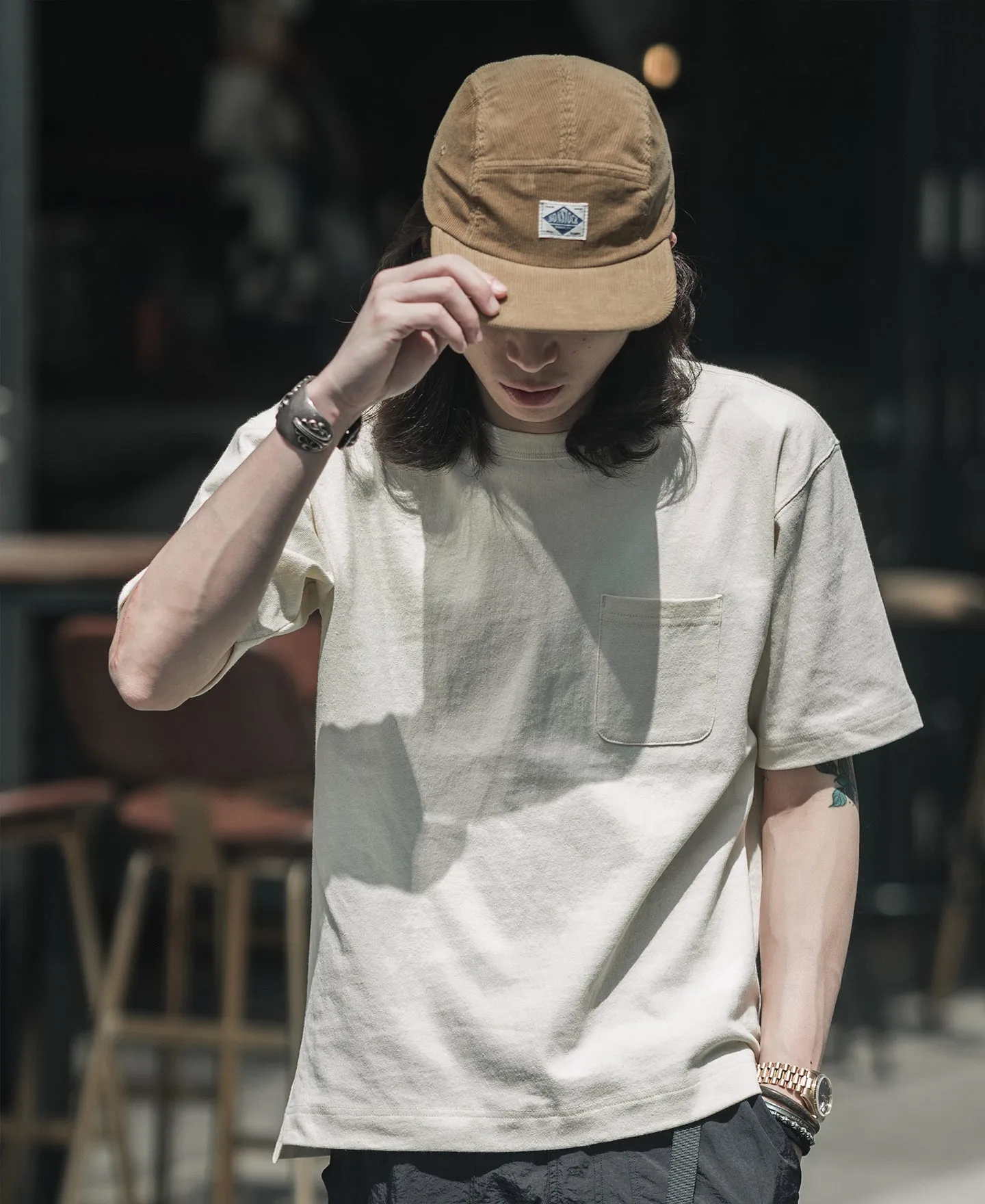 12.5 oz Corduroy 5 Panel Cap - Khaki sold by Bronson Mfg. product image thumbnail 5