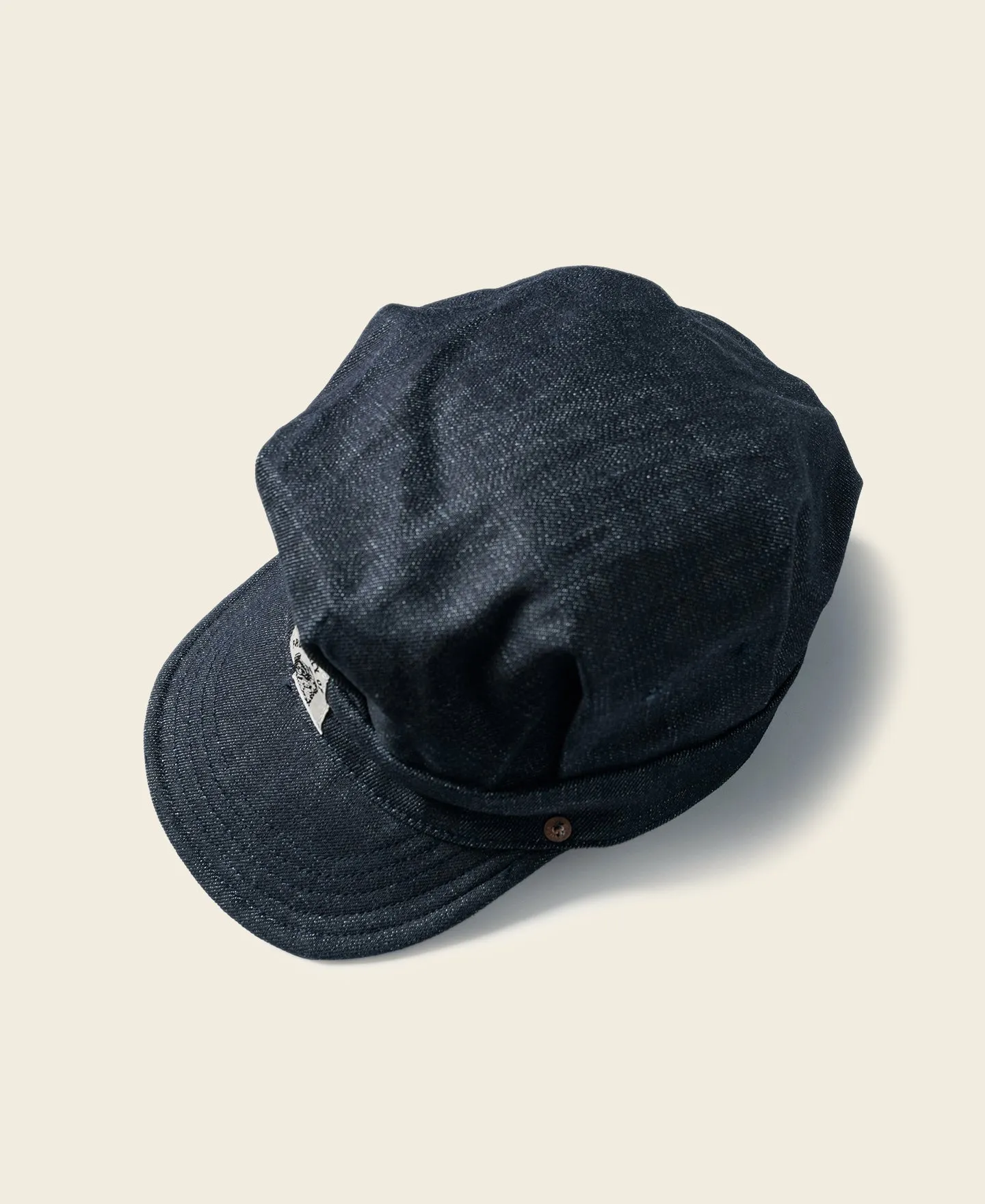 Indigo Denim Railroad Engineer Cap sold by Bronson Mfg. product image thumbnail 2